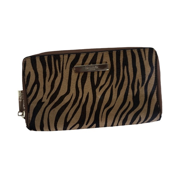 Dune London Leopard Print Faux Fur Wallet  Portfolio - Picture 1 of 5